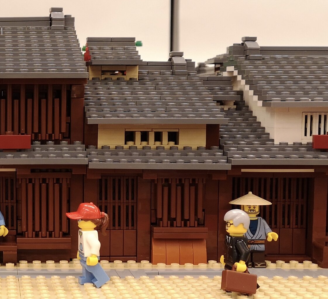レゴで作る町家の景観 レゴでつくってみました