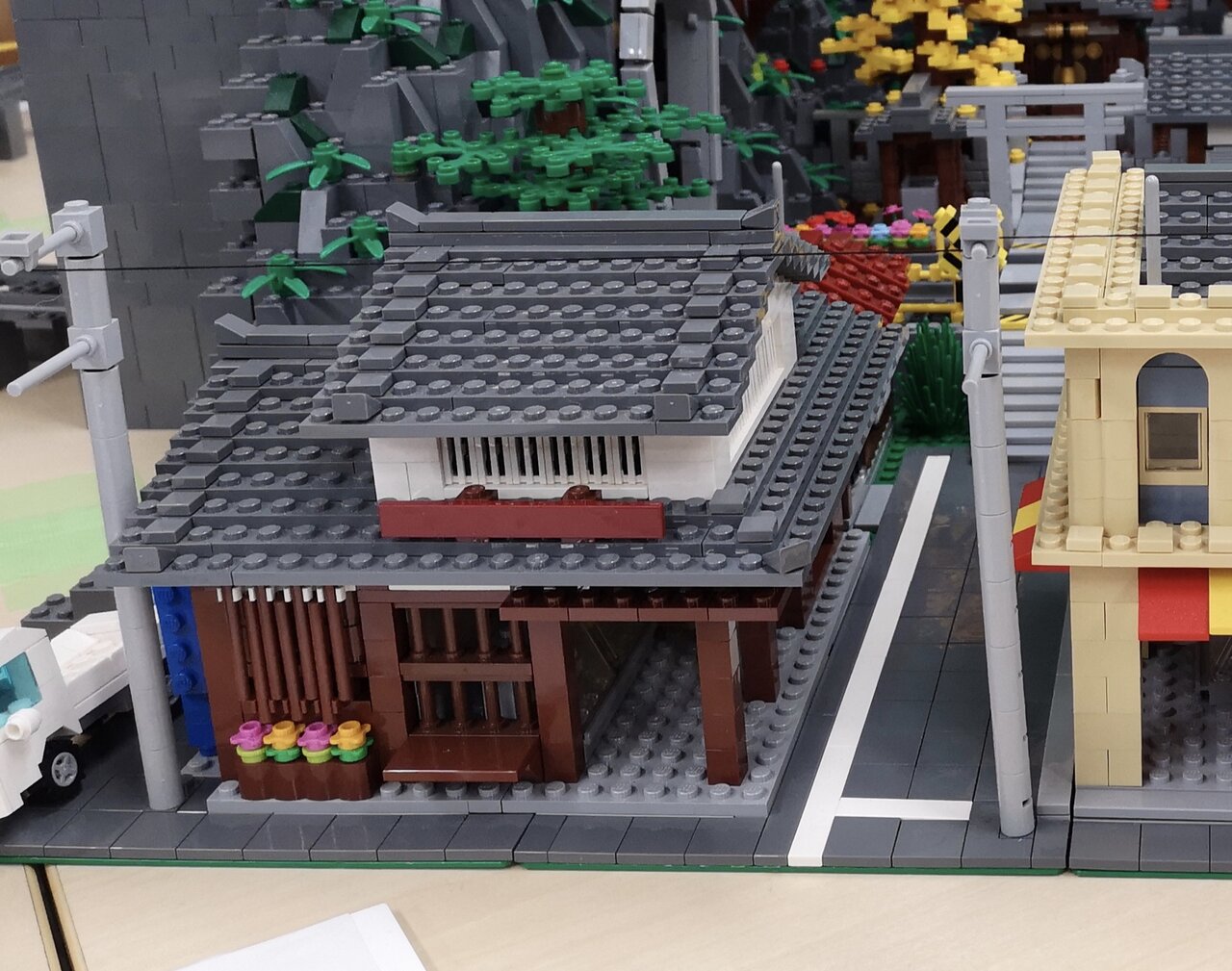 レゴで作る町家の景観 レゴでつくってみました