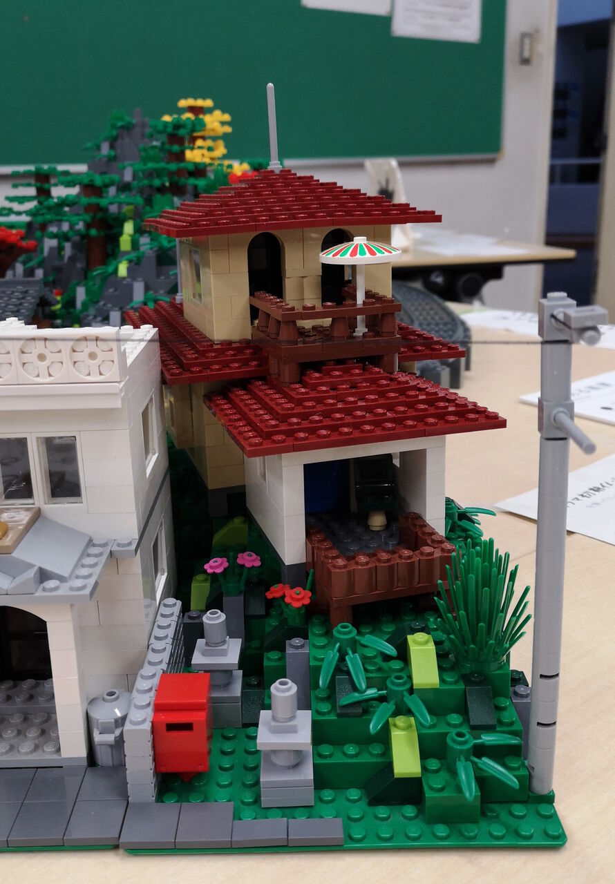 オリジナル作品 江ノ電沿線風ジオラマ 後編 レゴでつくってみました