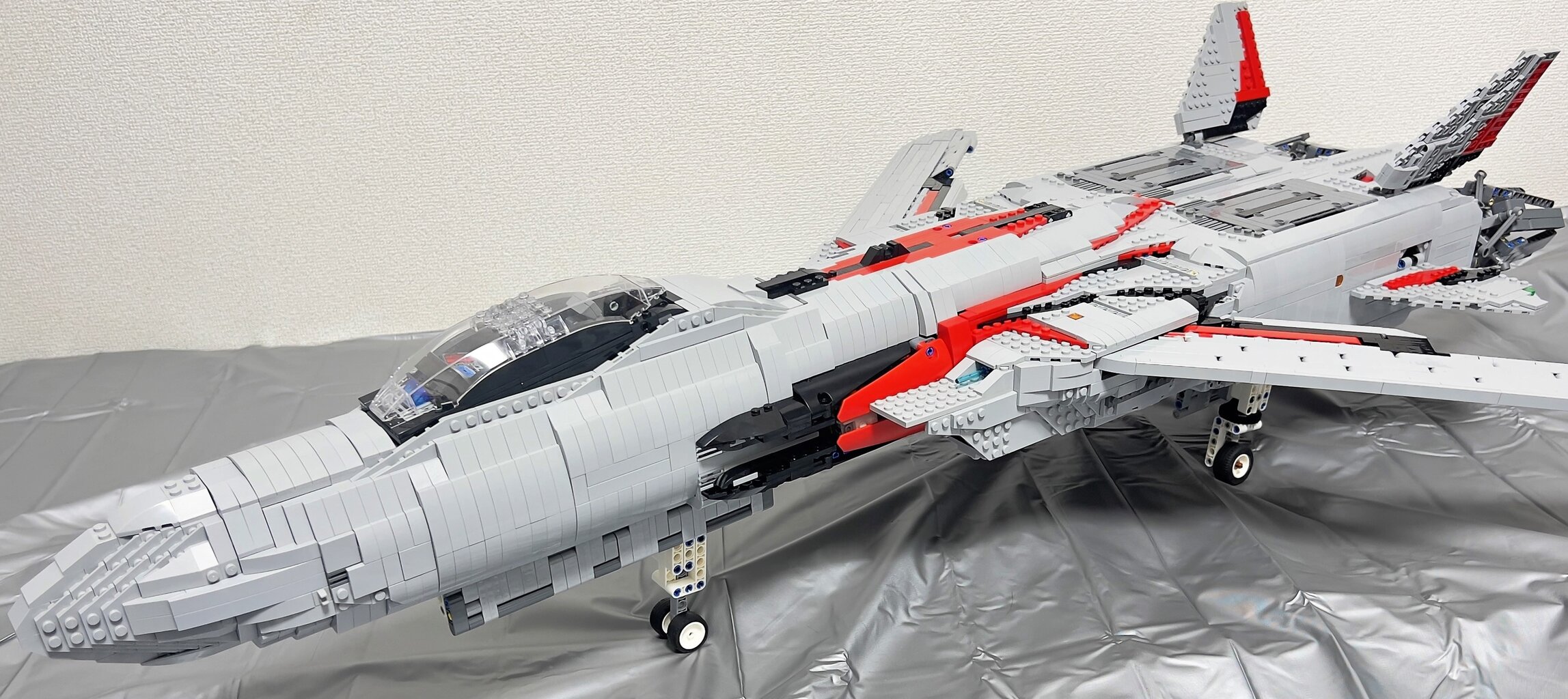 レゴでラジコン戦闘機作ってみた！-飛行機ラジコン「Mk-Ⅻ」 : レゴで
