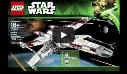 10240-002[動画]10240 X-ウイング スターファイター - LEGO Star Wars 10240 Red Five X-wing Starfighter Images - レゴ　スターウォーズの世界