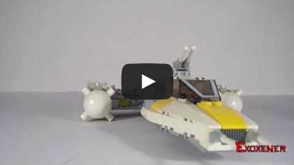 [動画]7658 Y-ウイング ファイター - Y-Wing Fighter (7658) time lapse build : レゴ スター ...