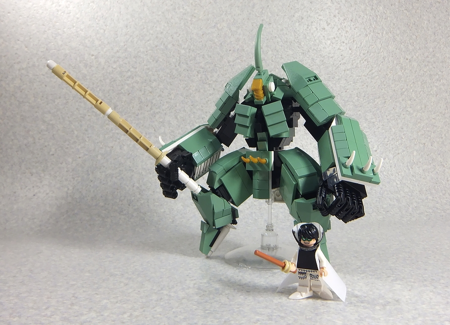 レゴでキルラキルの「三つ星極制服 剣の装 改」を作ってみました 