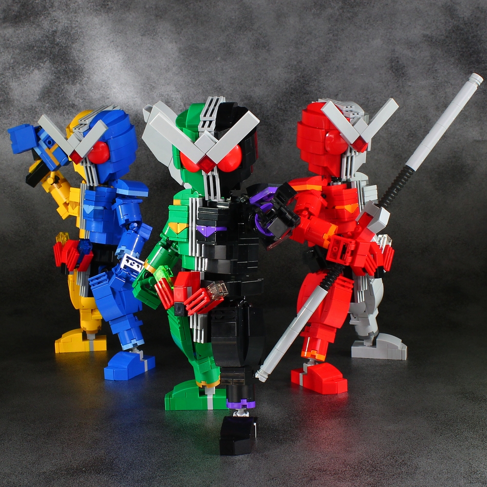 仮面ライダーw レゴ道