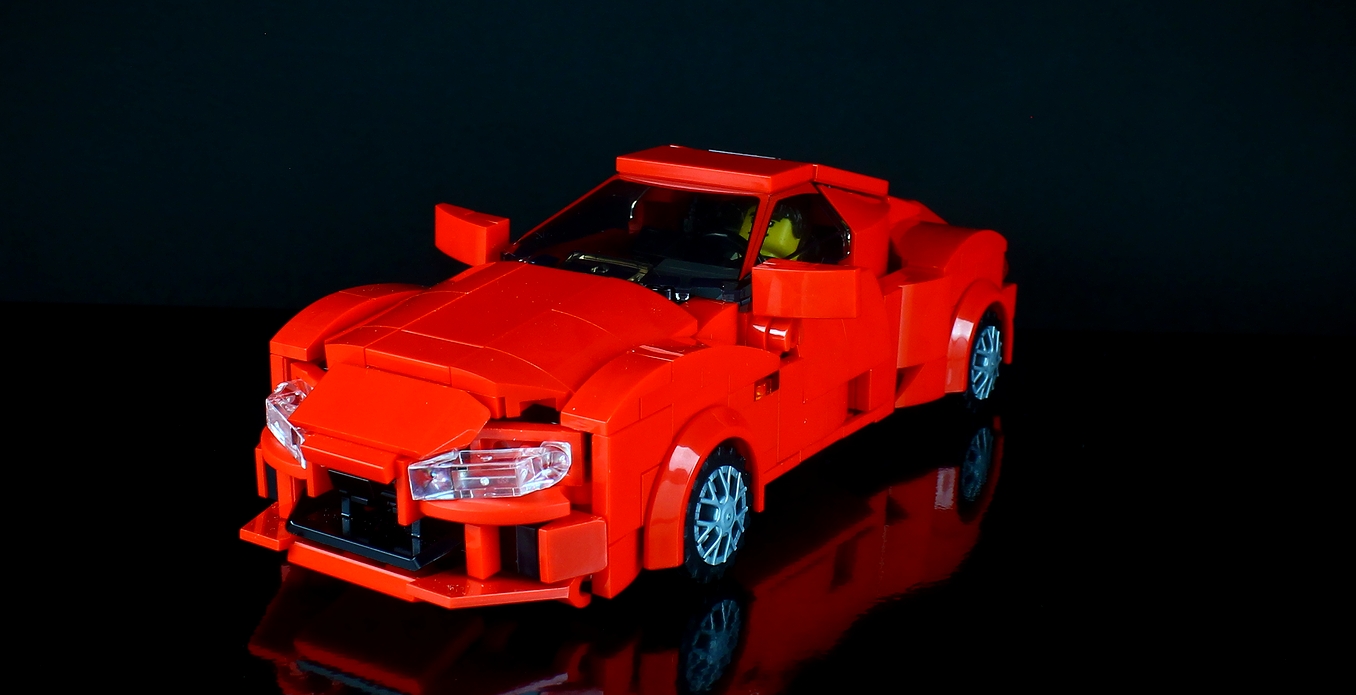 赤いスポーツカーを作りました レゴ道