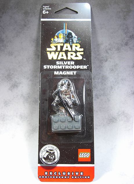 SILVER STORMTROOPER MAGNET : レゴ道
