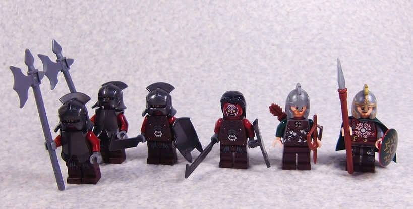 ブロック ウルクハイ 50体 貴重 レゴ 9471 ロードオブザリング ウルクハイ軍 ミニフィグパーツ