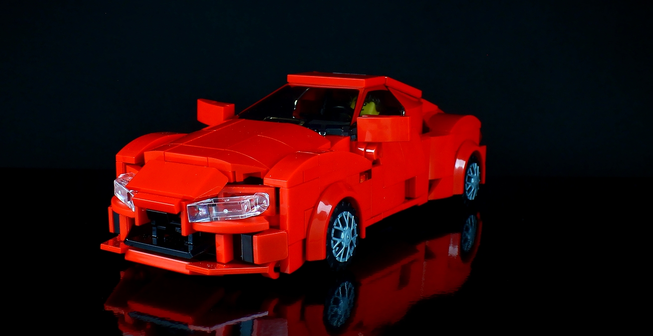 赤いスポーツカーを作りました レゴ道