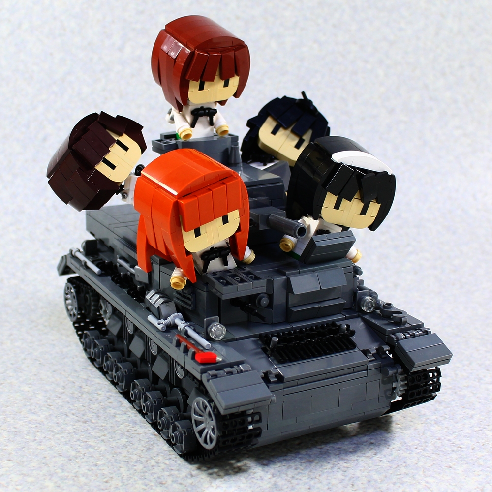 電動 レゴでガルパンの Iv号戦車d型 完成しました レゴ道 電動 レゴでガルパンの Iv号戦車d型 完成しました レゴ道