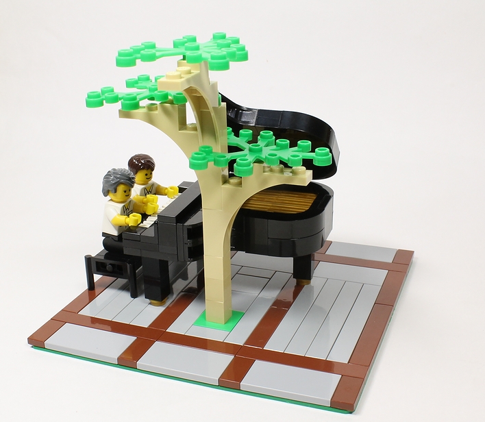 ヱヴァqのピアノのシーンをレゴで再現してみました レゴ道