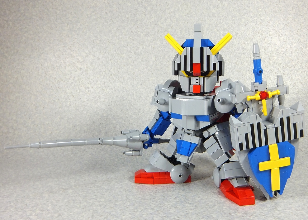 レゴで作るナイトガンダム完成しました レゴ道