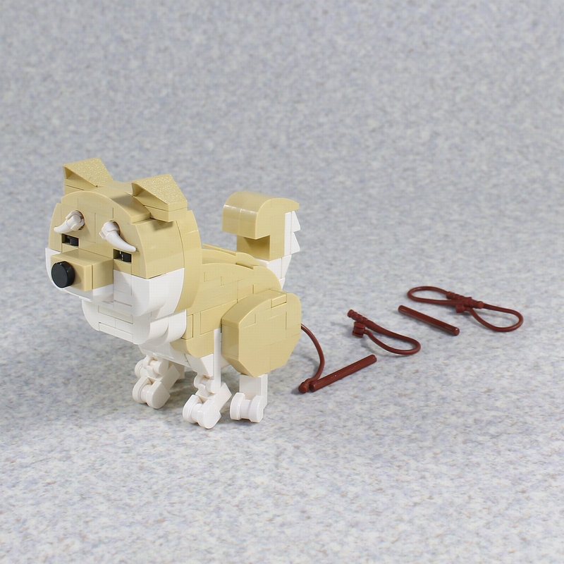 あけましておめでとうございます 犬です レゴ道