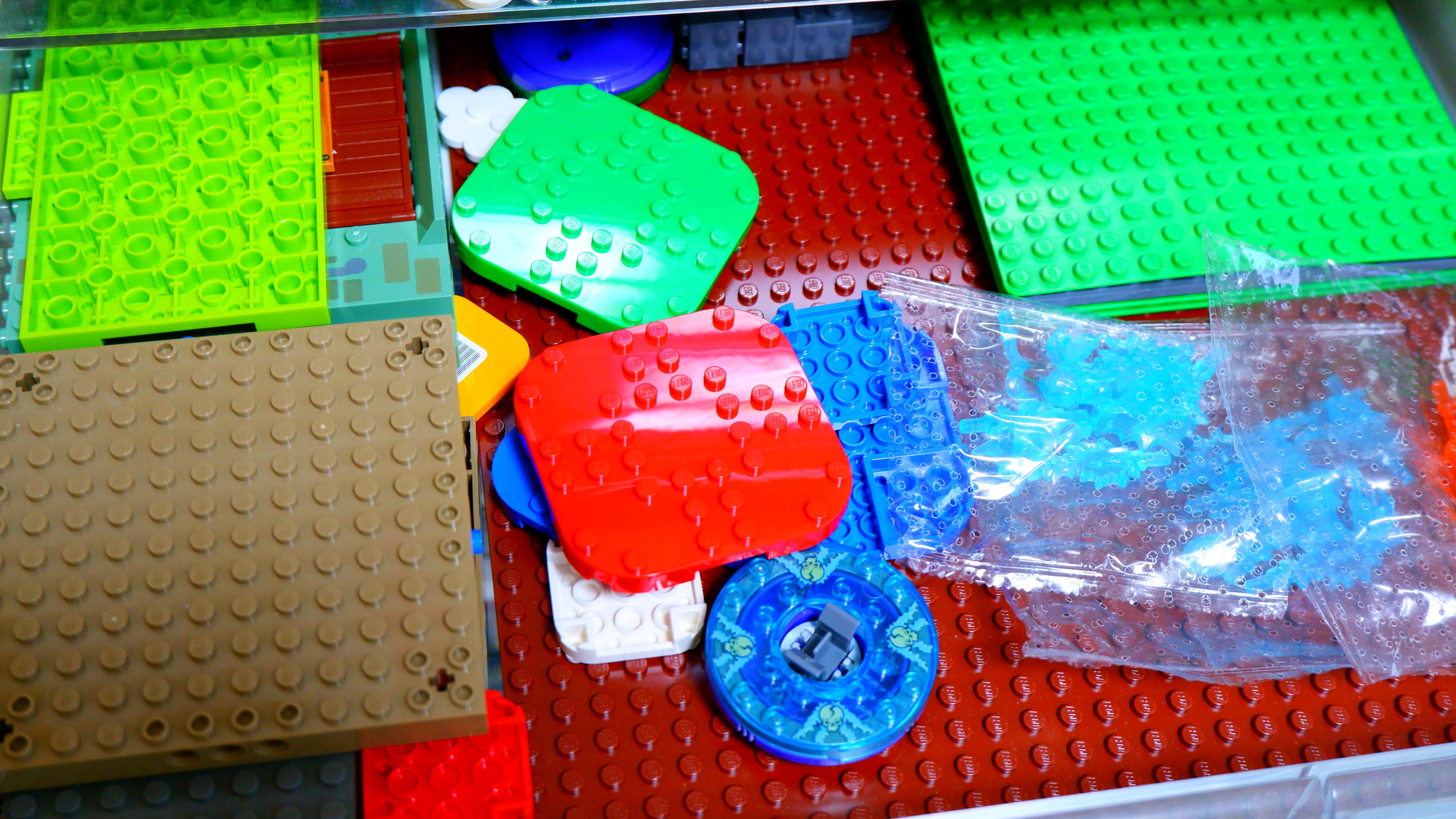 レゴブロック収納ボックス レゴ 基礎板 収納 未使用 LEGO 白色 02 03板 