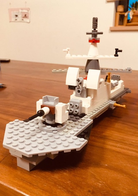 20190617イージス艦　二歳差育児クロオ