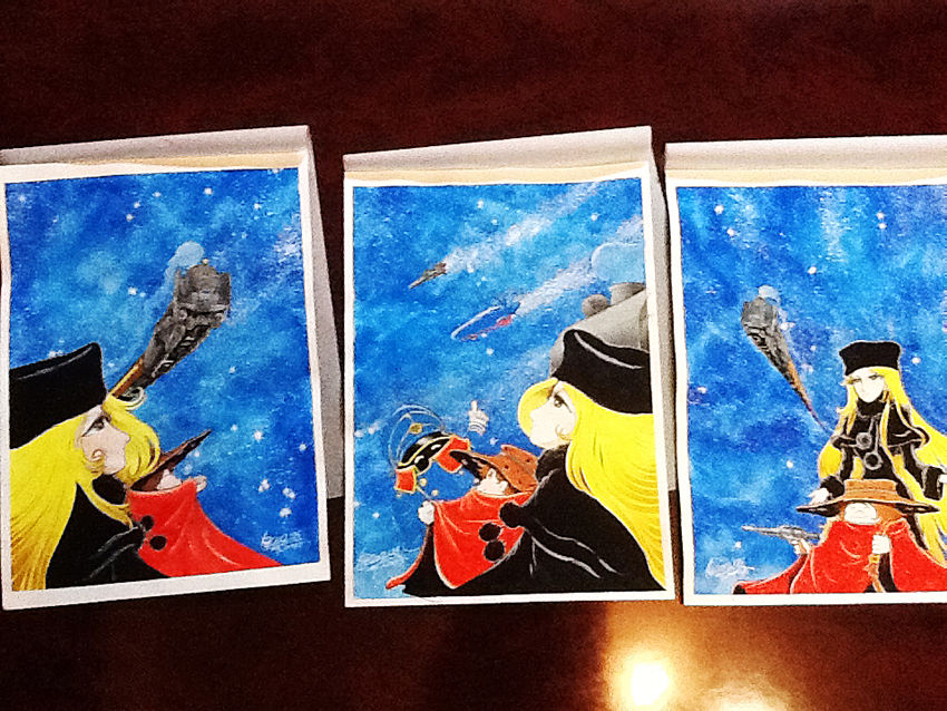松本零士先生の画 松本零士先生の宇宙戦艦ヤマトの原画印刷 - メルカリ