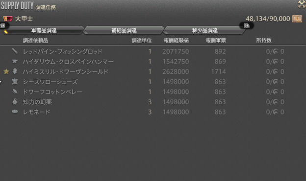 Ff14 Lv80 90クラフターレベリング 暁月編 まじ卍