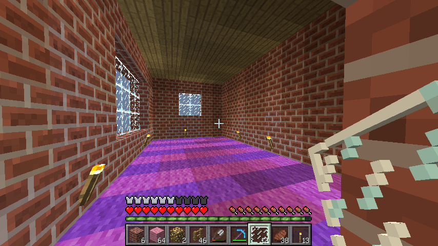 マイクラです ごみ箱の片隅