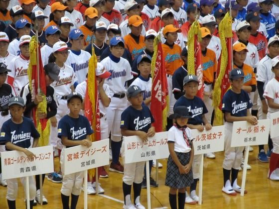 8月23日 第4回全日本中学女子軟式野球大会 お手伝い 広野ジュニアーズ 8月23日 第4回全日本中学女子軟式野球大会 お手伝い 広野ジュニアーズ