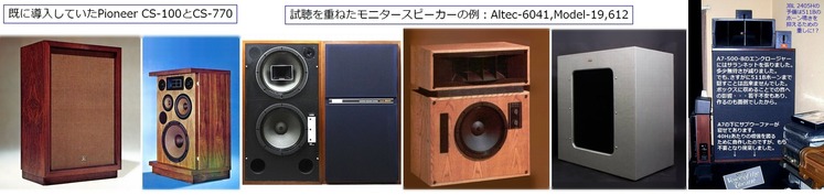 ※Pioneer CS-100 & CS-770 ・・・