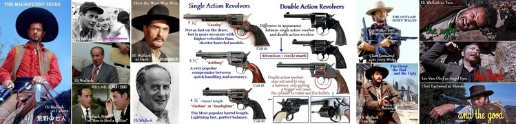 ※イーライ・ウォラック& 銃の概要説明