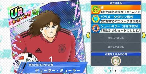 勝利の虹をかける者 デューター ミューラーの評価 キャプテン翼 たたかえドリームチーム 2chまとめ速報 勝利の虹をかける者 デューター ミューラーの評価 キャプテン翼 たたかえドリームチーム 2chまとめ速報