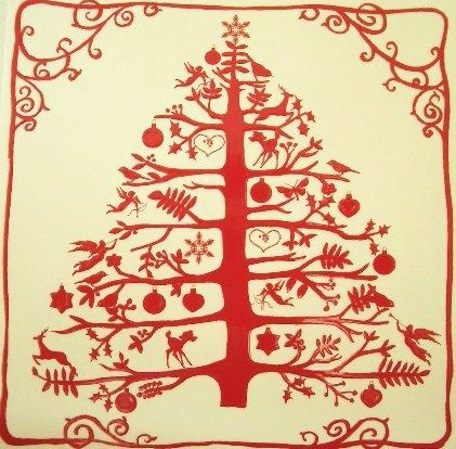Laetitia Lindroos クリスマスツリーのカード