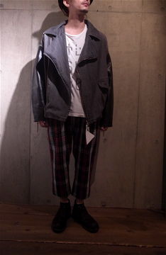 juvenile hall rollcall デニムライダースジャケット | estudioalora.com