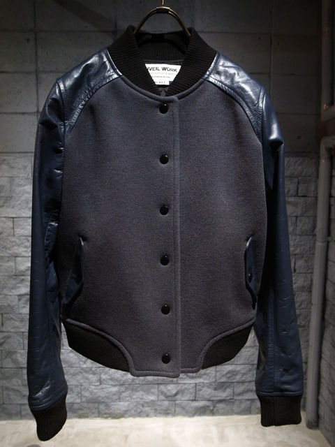 MUVEIL WORK ミュベールワーク ブルゾン スタジャン レザー 牛革