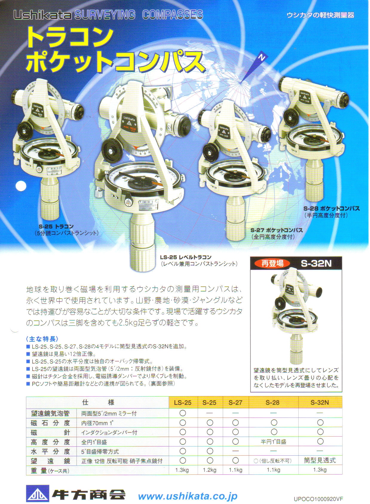 ポケットコンパス 牛方商会製 : 株式会社尾崎測量機－BLOG 