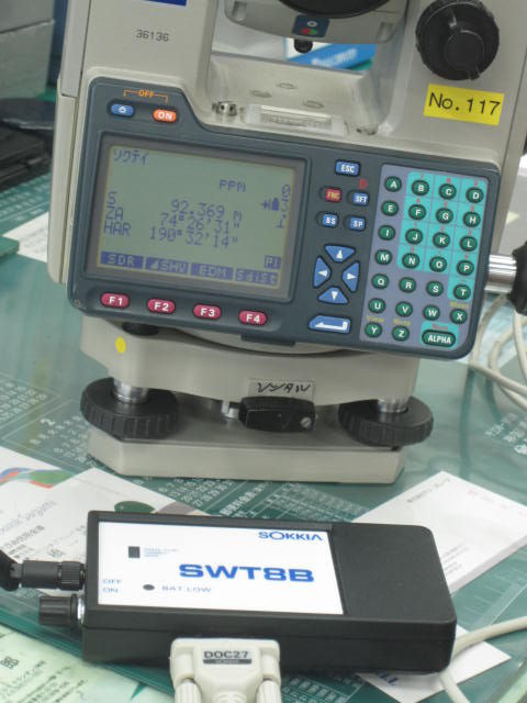 測量機器ソキアトータルステーションSET4BS動作品 測量機器ソキアトータルステーションSET4BS動作品