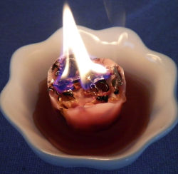 実験結果 ドライフラワー入りキャンドル Lotus Handmade Candle