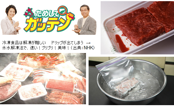 おいしい解凍方法発見 ポイントは熱伝導率と温度差 Nhkためしてガッテン サイエンスジャーナル おいしい解凍方法発見 ポイントは熱伝導率と温度差 Nhkためしてガッテン サイエンスジャーナル