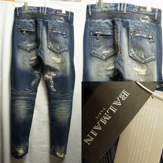 【画像】ヤフオクに売ってるBALMAINのジーンズって偽物なの？ : ファ板速報