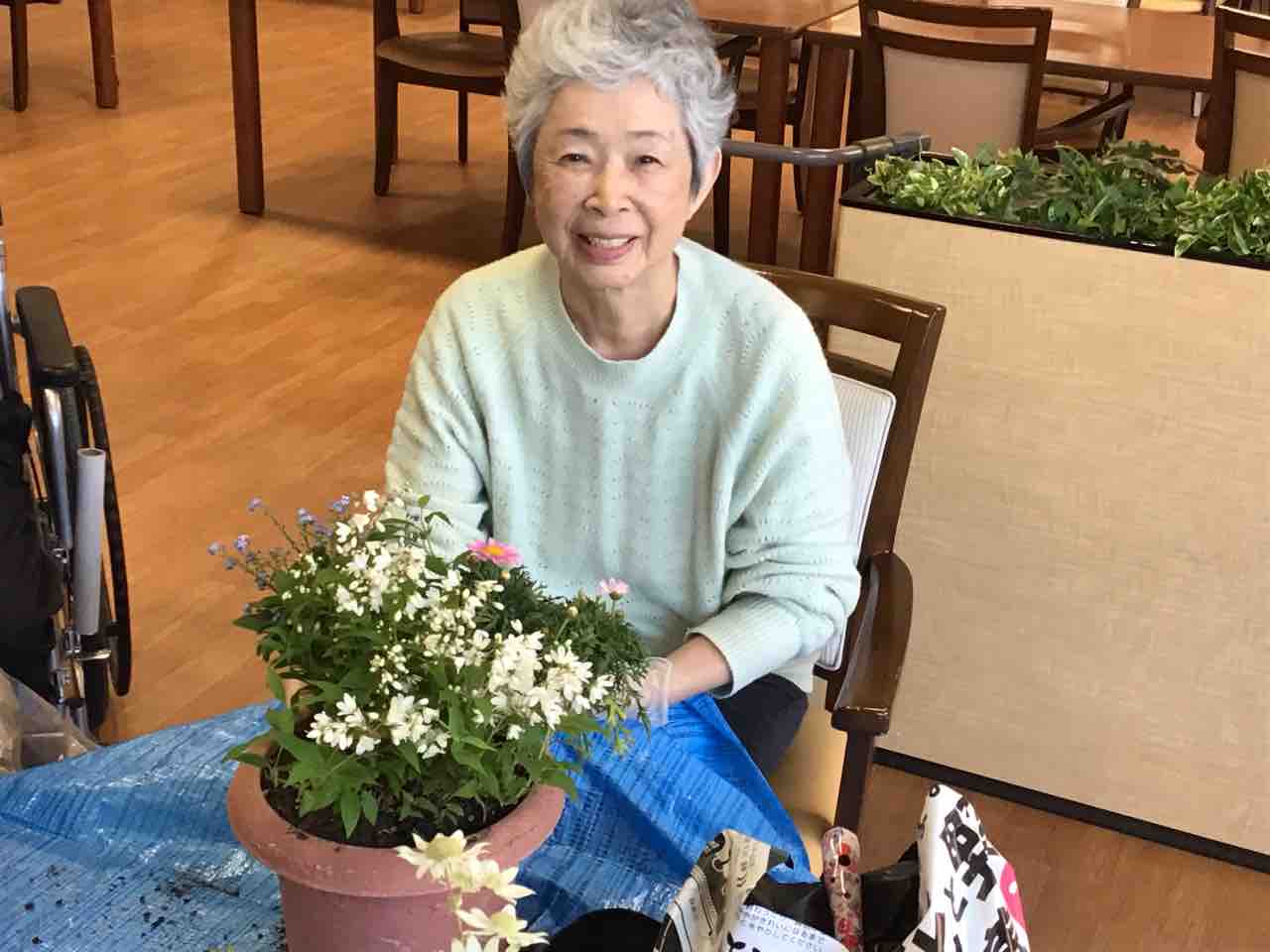 春の園芸会 その1 らいふくつろぎ稲田堤ブログ