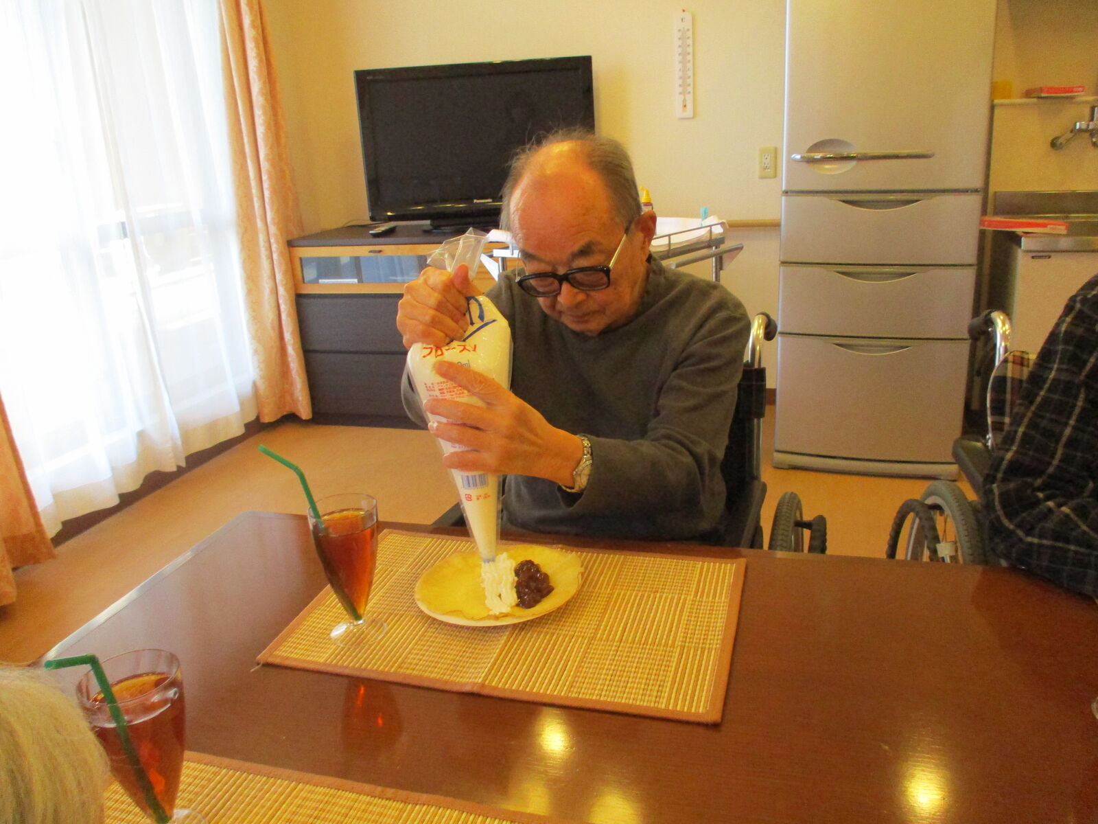 クレープ作り らいふ川口日記 クレープ作り らいふ川口日記