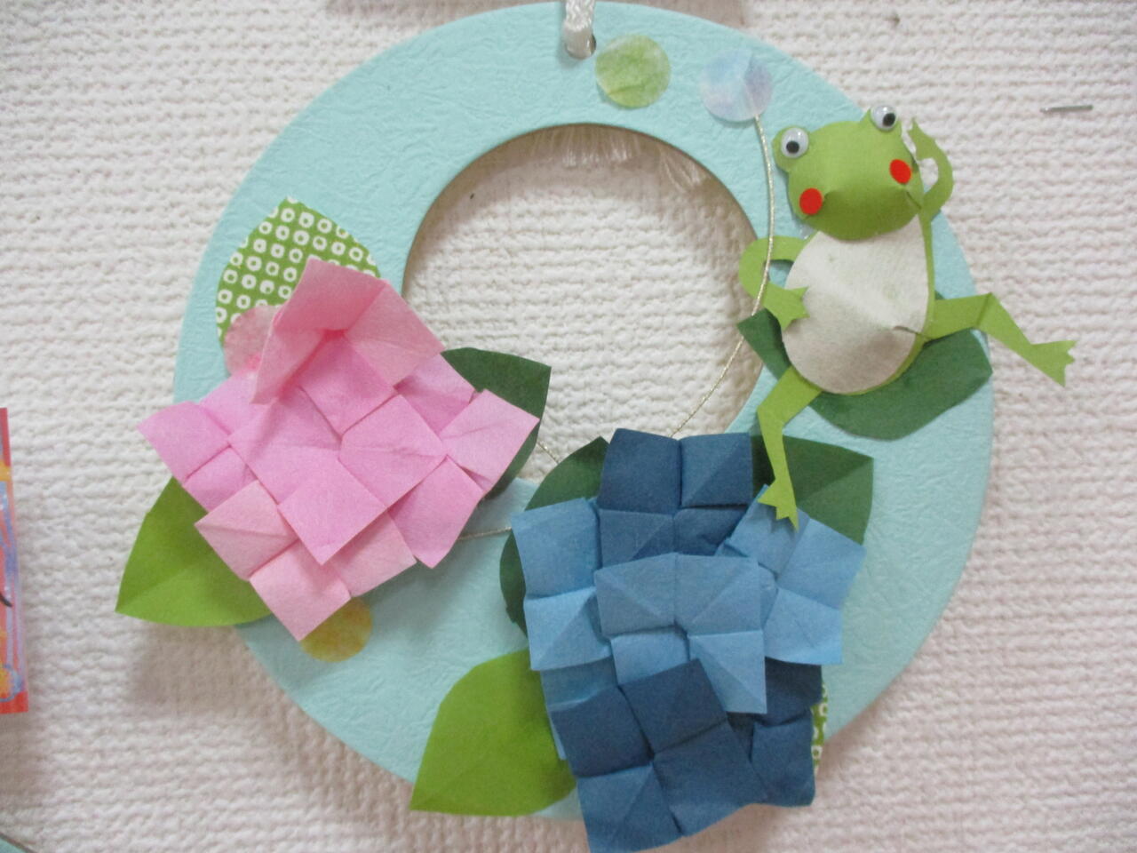 カエルのリース作り ホームステーションらいふ溝口 ホーム日記