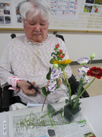 フラワーアレンジメント ホームステーションらいふ中山ブログ