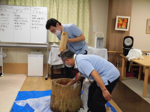 1月 もちつき大会 ホームステーションらいふ狭山 Blog