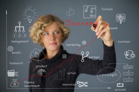 教授／先生／講師／女性／外国人／クリアボード／ホワイトボード／ブラックボード