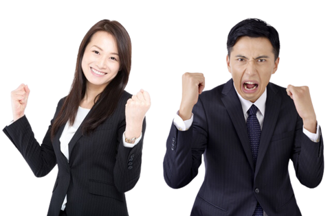 頼もしい男女の中堅社員