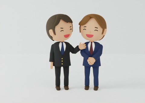 お笑い/突っ込み/ツッコミ/人形/イラスト/なんでやねん