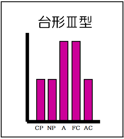 台形Ⅲ型（自我名称付）