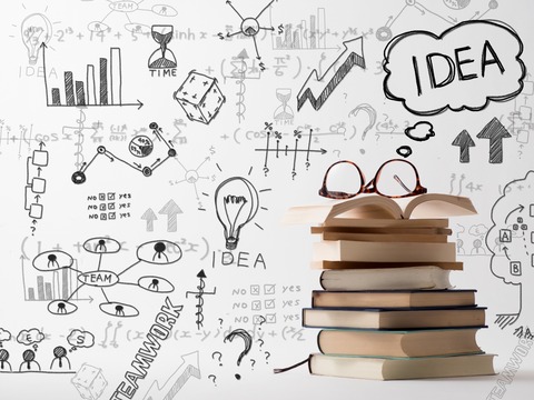 idea wall board writing