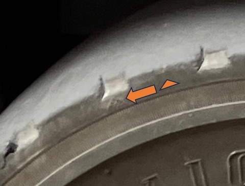 旧タイヤ　目安　Excel