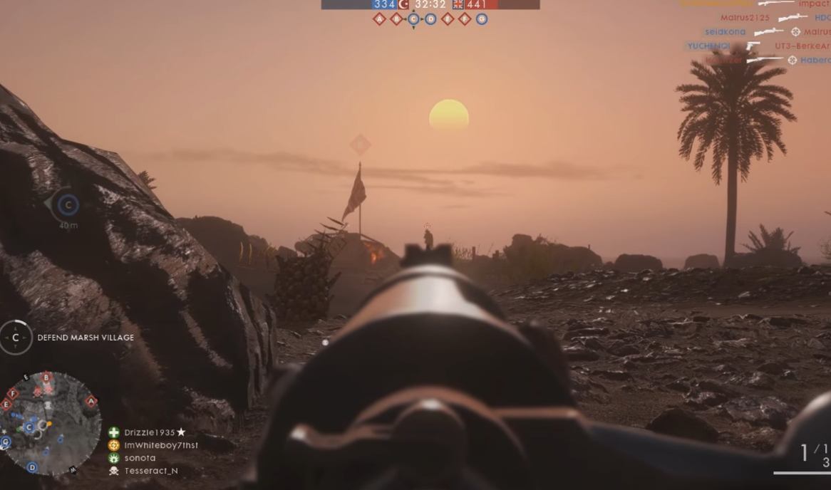 Bf1 オペレーション 冗談抜きで3分の2はスナイパーにやられるんだが バトルフィールド1 Bf2042速報 バトルフィールドまとめ