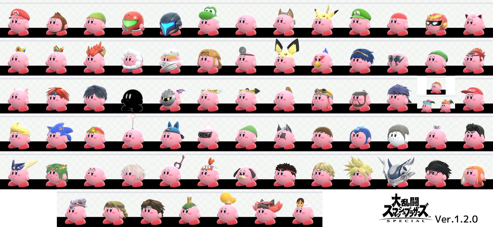 スマブラsp カービィのキャラコピー姿まとめ スマブラspまとめ速報 スマブラsp カービィのキャラコピー姿まとめ スマブラspまとめ速報