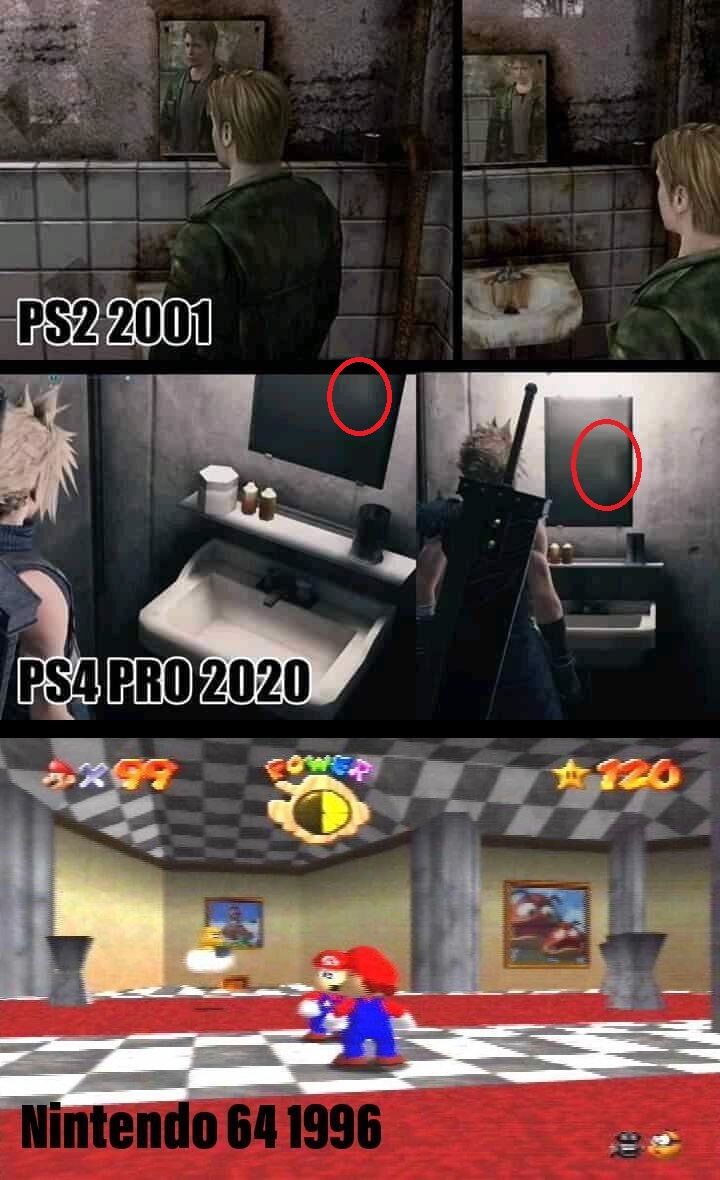 悲報 マリオのグラフィックがff7rと比べてあまりにもショボいと海外で話題にｗｗｗｗ Ff7r速報