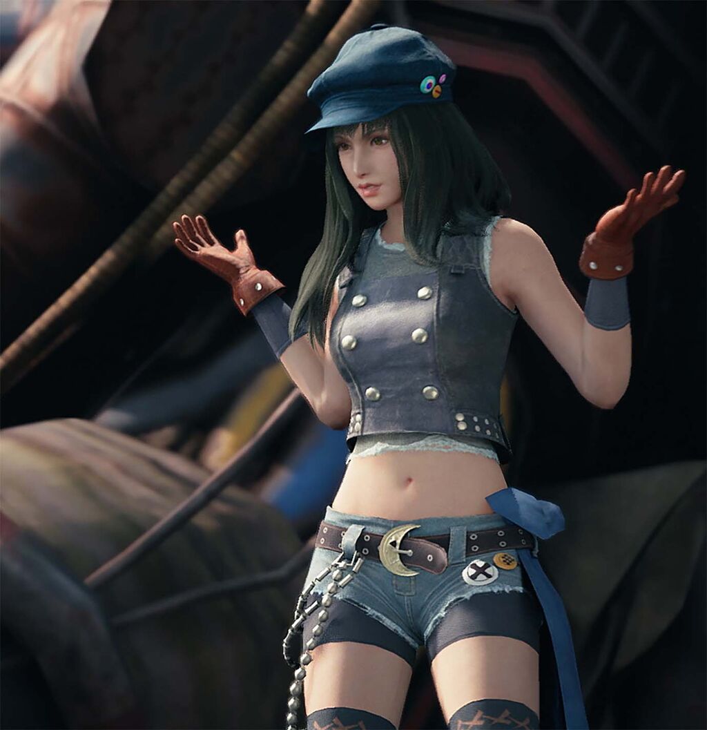 Ff7r キリエとかいうヘソ出し生意気盗み癖短パンガールの ユフィの偽物 感 Ff7r速報