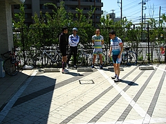 コンビニで休息
