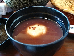 蕎麦がき汁粉